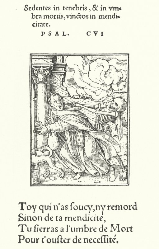 Le Frère mendiant, ou Moine - Hans (after) Holbein the Younger