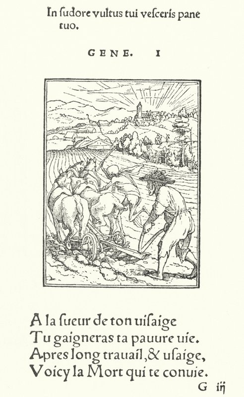 Le Laboureur, ou Fermier - Hans (after) Holbein the Younger