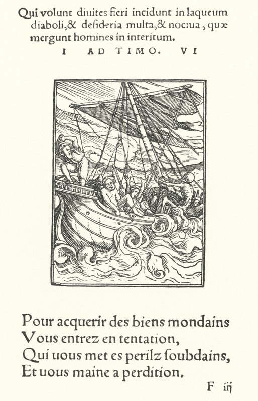 Le Marin dans une tempête - Hans (after) Holbein the Younger