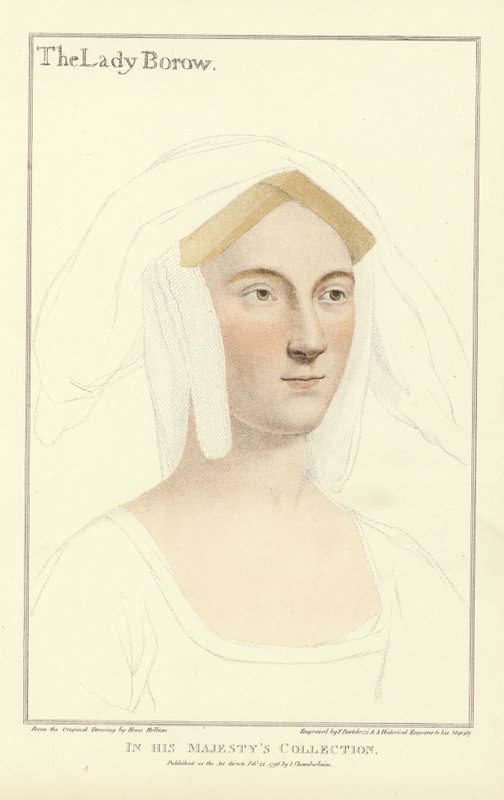 Catherine, La Dame Borough - Hans Holbein der Jüngere