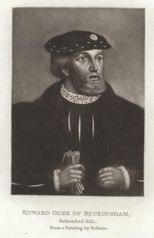 Edward Duc de Buckingham - Hans Holbein der Jüngere