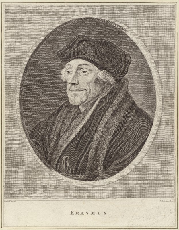 Portrait de Desiderius Erasmus - Hans Holbein der Jüngere
