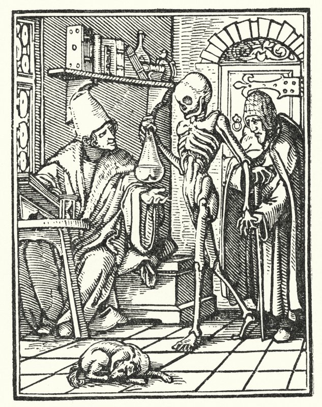 La Mort et le Médecin - Hans Holbein der Jüngere