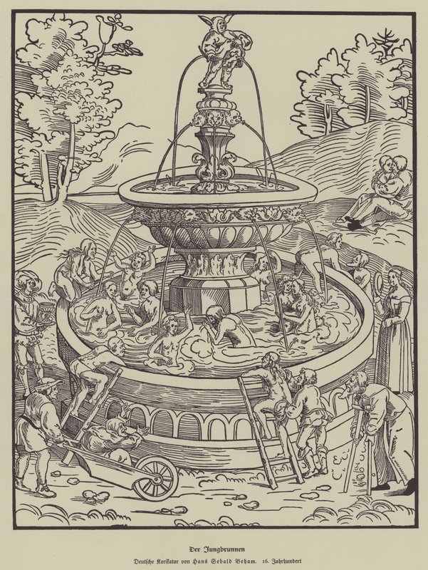 La Fontaine de Jouvence, 16ème siècle - Hans Sebald Beham