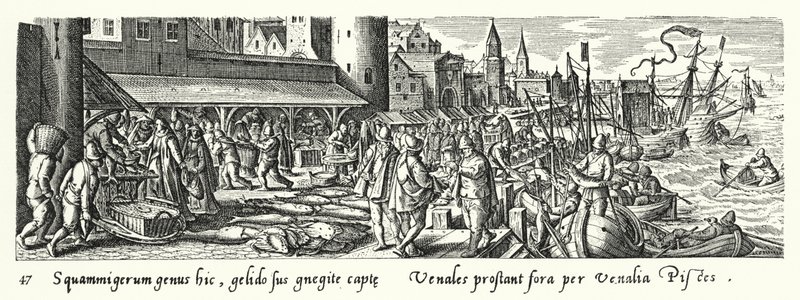 Marché aux poissons - Hans after Bol
