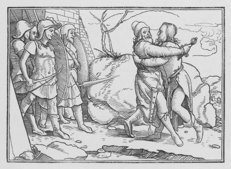 Amasa est Tué par Joab, 2 Samuel XX, 10 - Hans after Holbein the Younger