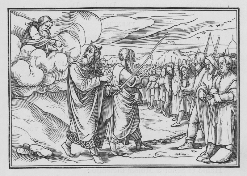 Dieu Ordonne à Moïse de Compter le Peuple, Nombres I, 19 - Hans after Holbein the Younger