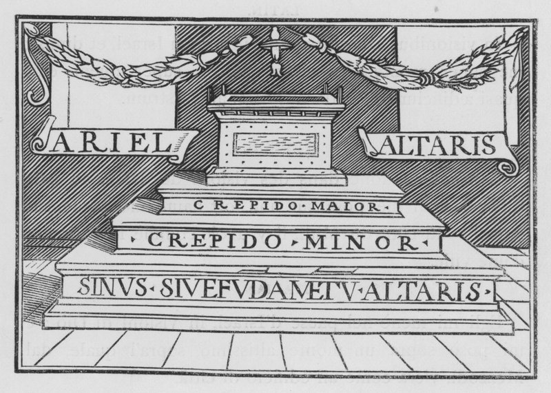 La gloire de Dieu retourne dans le temple, Ézéchiel XLIII, 4 - Hans after Holbein the Younger