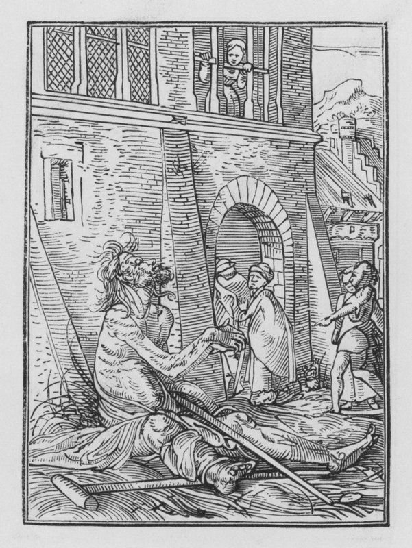 La Danse de la Mort : Le Mendiant - Hans after Holbein the Younger