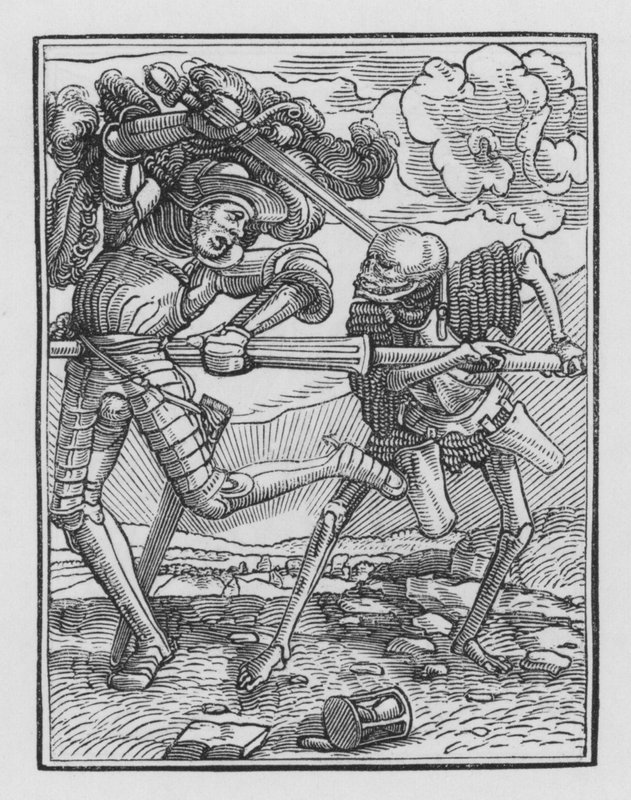 La Danse Macabre de Holbein : Le Chevalier - Hans after Holbein the Younger