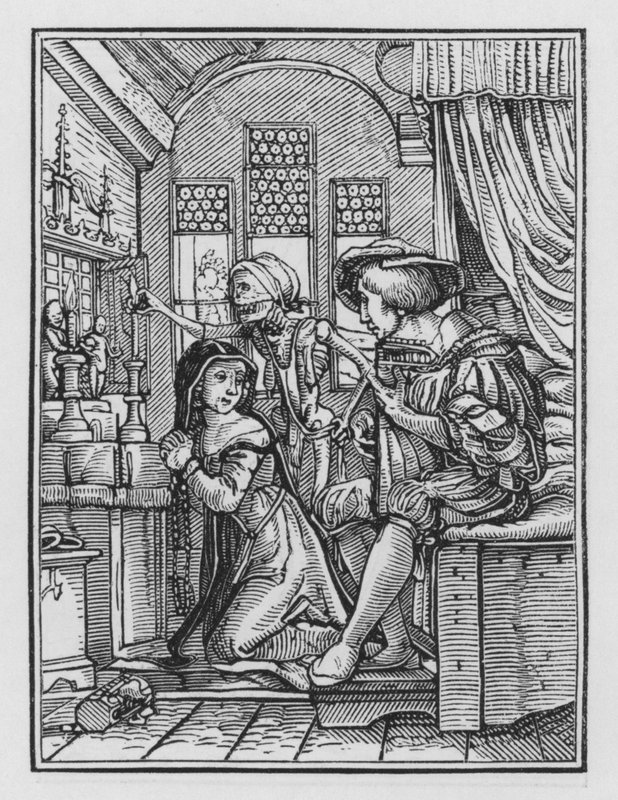 La Danse Macabre de Holbein : La Nonne - Hans after Holbein the Younger