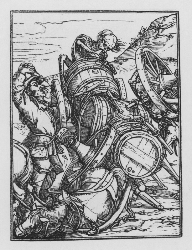 La Danse de la Mort : Le Charretier - Hans after Holbein the Younger