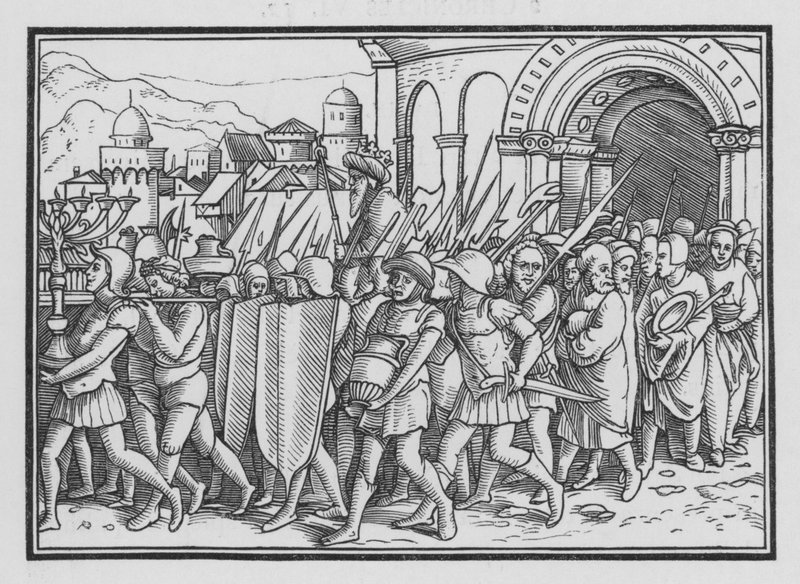 Shishak pille Jérusalem, 2 Chroniques XII, 9 - Hans after Holbein the Younger