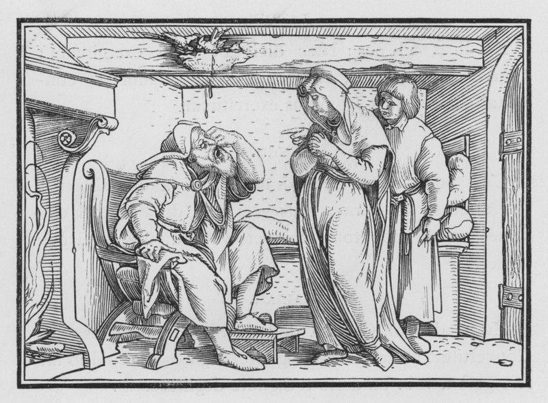 Tobie devient aveugle, Tobie II, 10 - Hans after Holbein the Younger