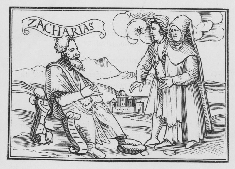 Zacharie exhorte à la repentance, Zacharie I, 3 - Hans after Holbein the Younger