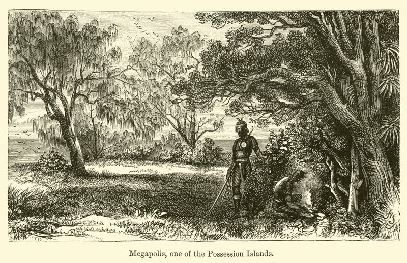 Mégapole, une des îles de la Possession - Harden Sidney Melville