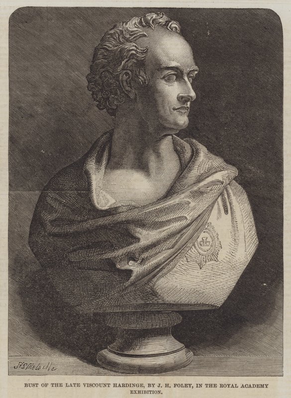 Buste du défunt vicomte Hardinge, par J H Foley - Harden Sidney Melville