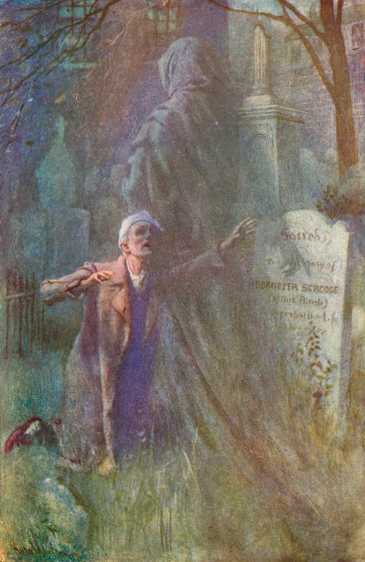 Illustration pour Un chant de Noël de Charles Dickens - Harold Copping