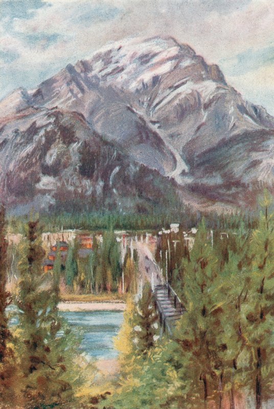 Montagne Cascade, Banff - Harold Copping