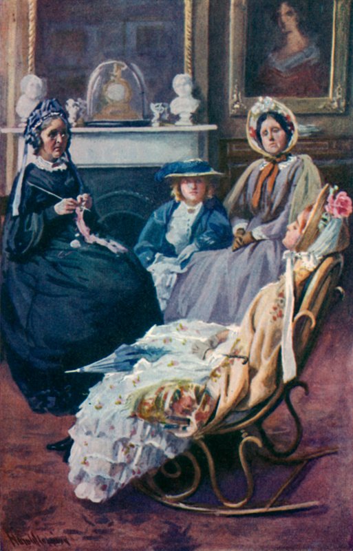 Illustration pour Bonnes épouses par Louisa M. Alcott - Harold Copping