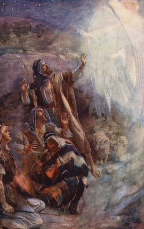 Nouveau Testament : Les bergers de Bethléem - Harold Copping