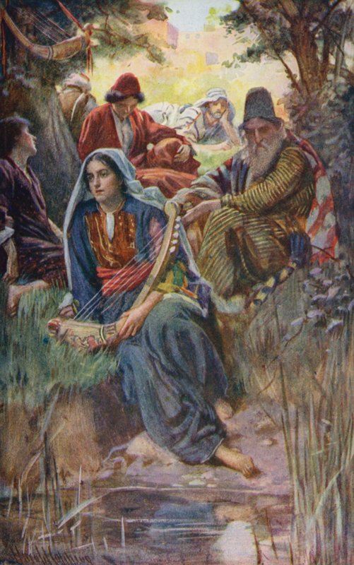Ancien Testament : Aux rivières de Babylone - Harold Copping