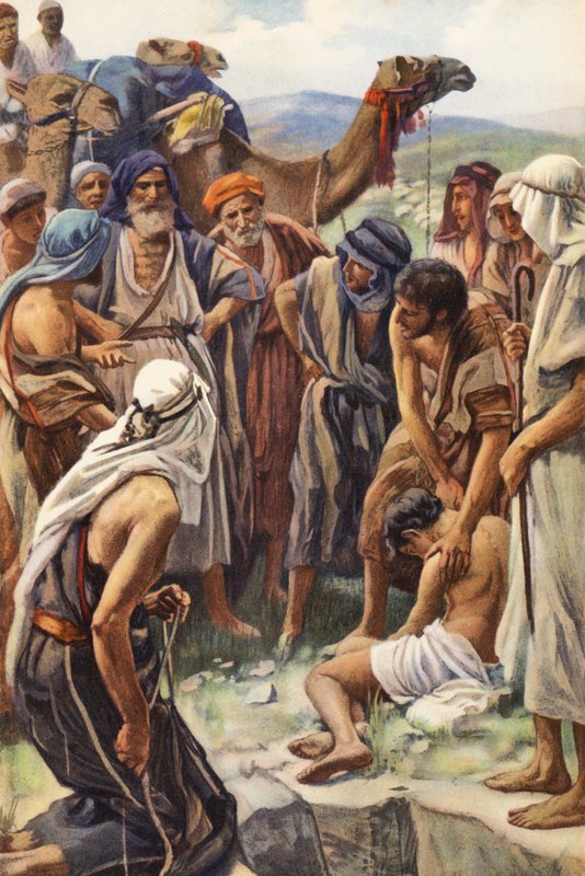 La vente de Joseph - Harold Copping