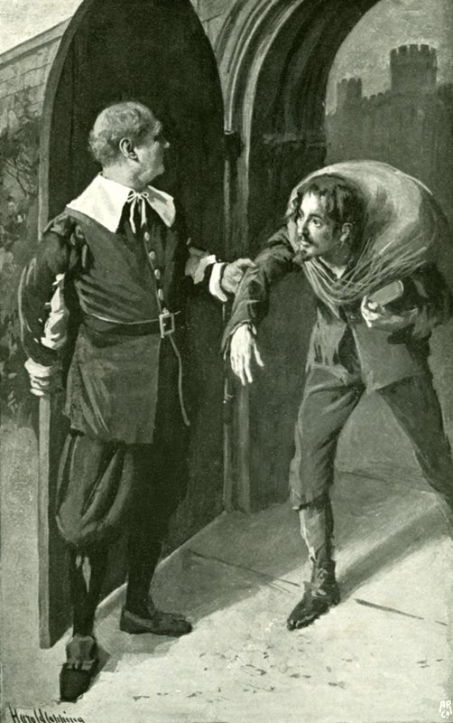 La porte du guichet - Harold Copping