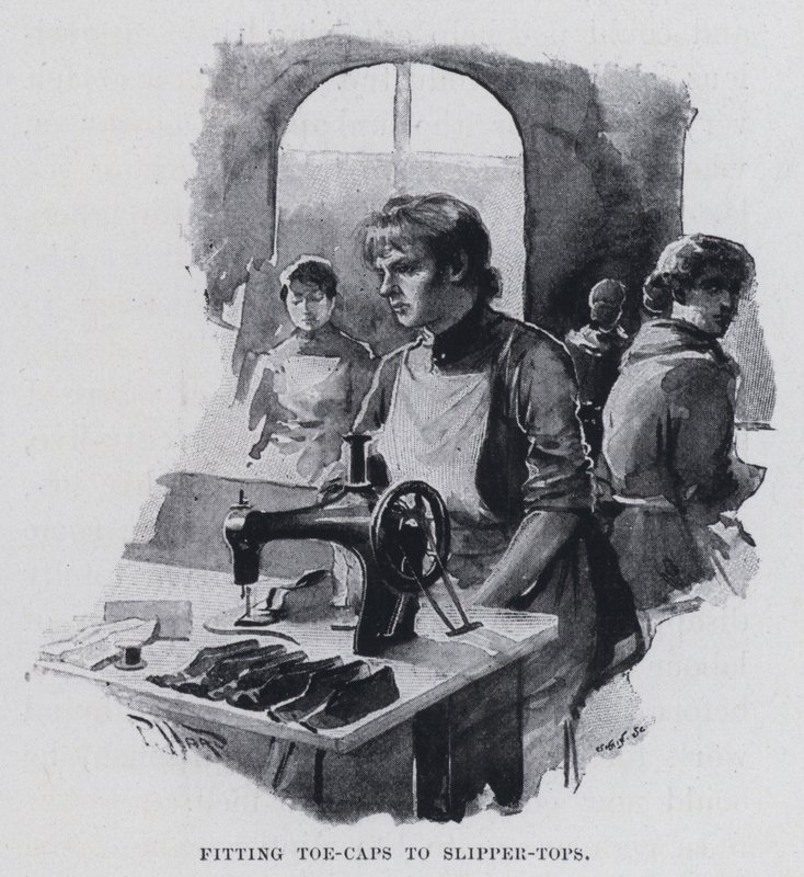Ajustement des embouts aux dessus de pantoufles - Harold Hume Piffard