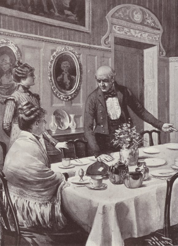 Illustration pour Vanity Fair de William Makepeace Thackeray (lithographie) - Harold Hume Piffard