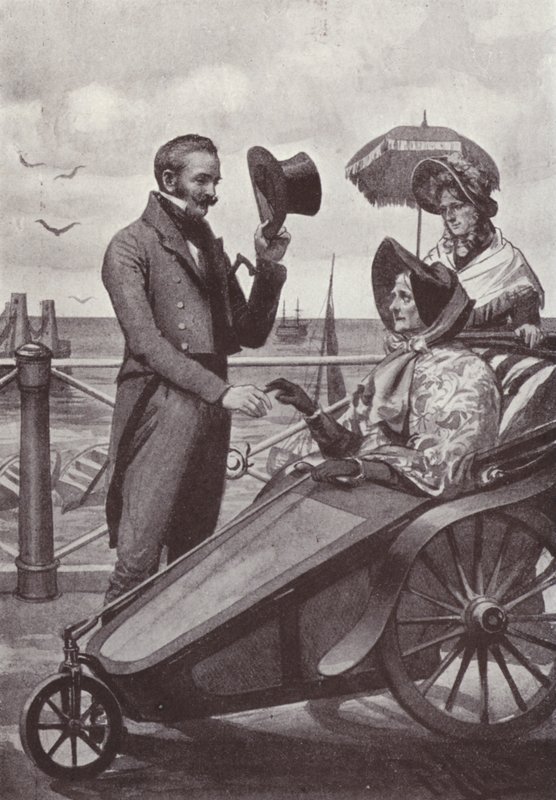 Illustration pour Vanity Fair de William Makepeace Thackeray (lithographie) - Harold Hume Piffard