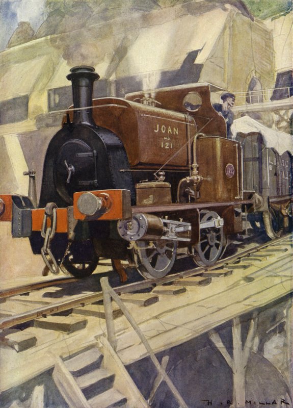 Petite locomotive à réservoir (Saddletank) - Harold Robert Millar
