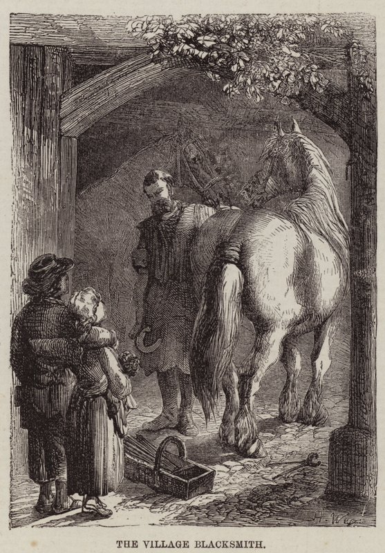 Le Forgeron du village - Harrison William Weir