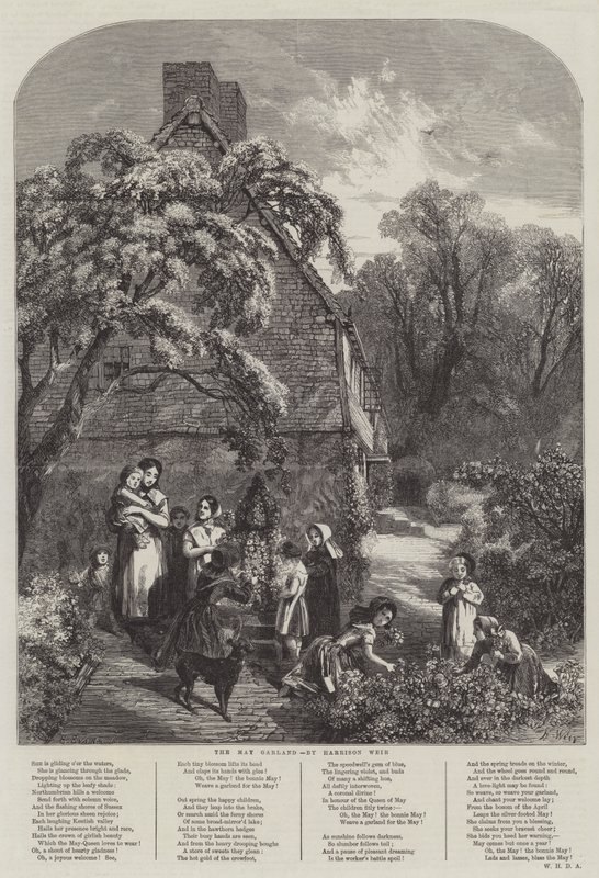 La guirlande de mai - Harrison William Weir