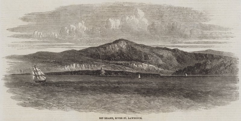 Île Bic, rivière Saint-Laurent - Harry Fenn