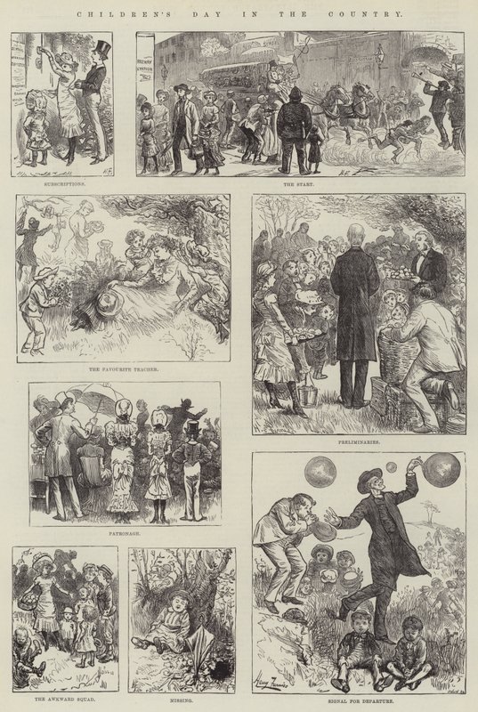 Jour des enfants à la campagne - Harry Furniss