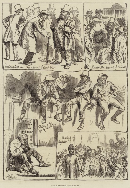 Croquis de Dublin - Harry Furniss
