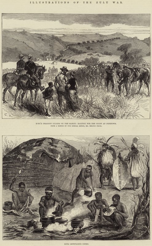 Illustrations de la Guerre Zouloue - Harry Furniss