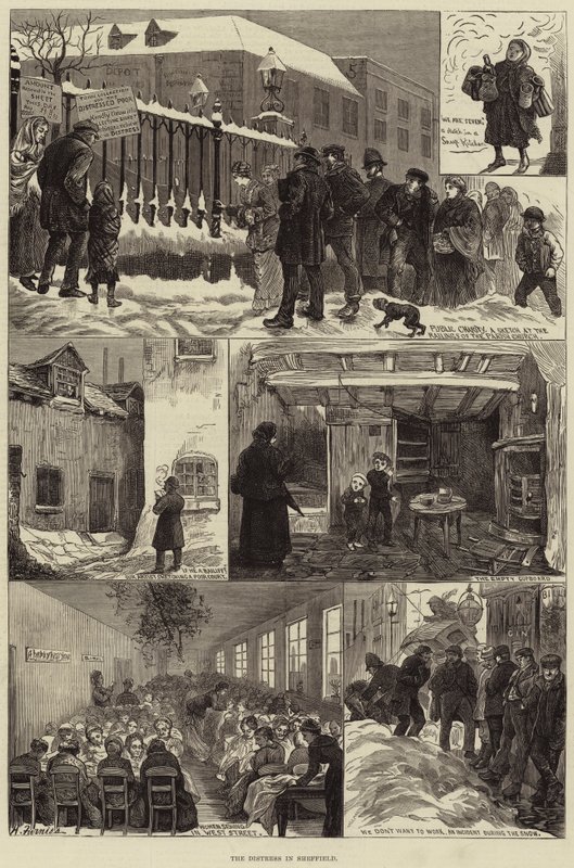 La détresse à Sheffield - Harry Furniss