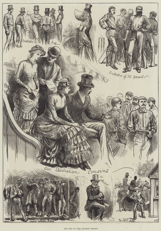 La fin de la saison de cricket - Harry Furniss