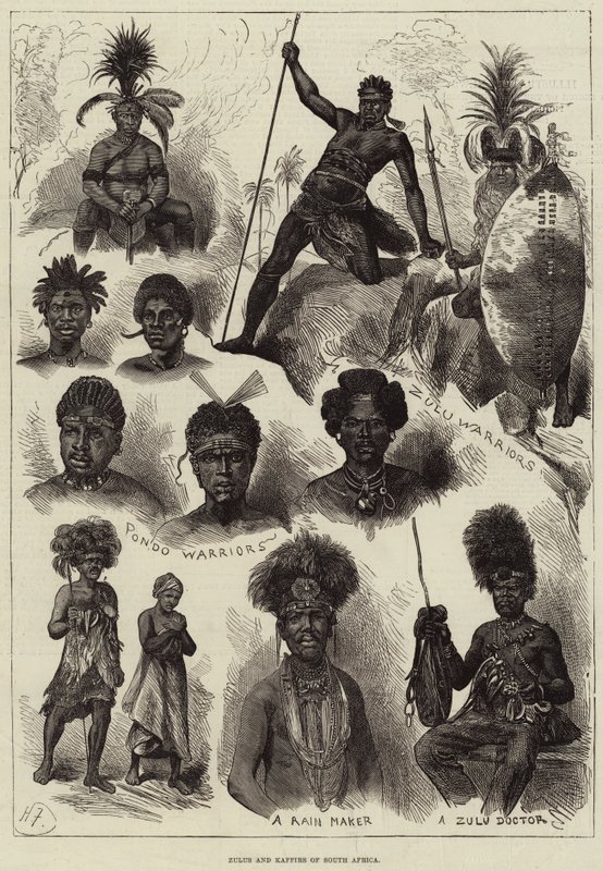 Zoulous et Cafres d