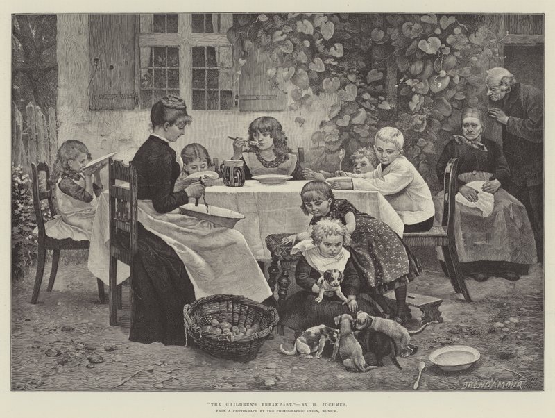Le petit déjeuner des enfants - Harry Jochmus