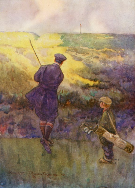 Terrains de golf : Deal, jouant le "Sandy Parlour" - Harry (1878 1950) Rountree