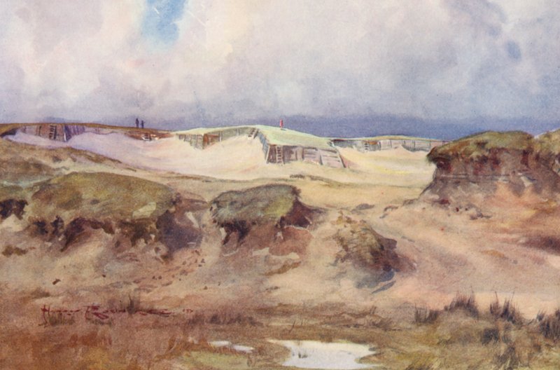 Terrains de golf : Westward Ho! le coup au cinquième tee - Harry (1878 1950) Rountree