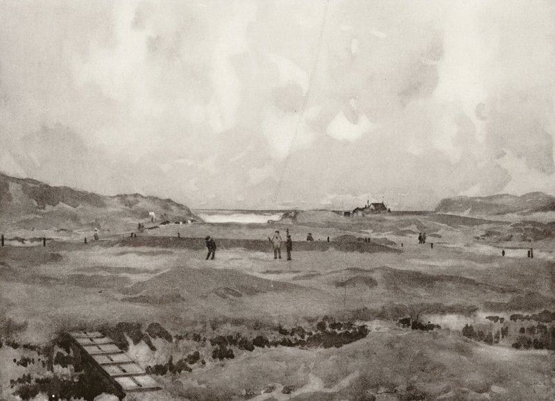 Terrains de golf : Bude, le trou "Nursery Maid" - Harry (1878 1950) Rountree