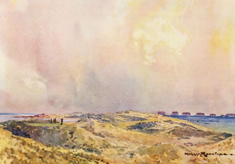 Terrains de golf : Hoy lake, le douzième tee - Harry (1878 1950) Rountree