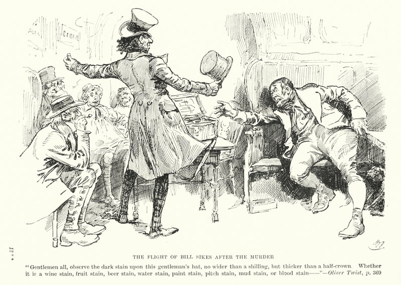 Illustration pour Oliver Twist par Charles Dickens - Harry (after) Furniss