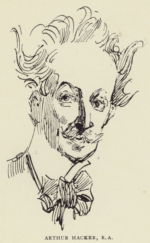 Arthur Hacker, RA - Harry Furniss