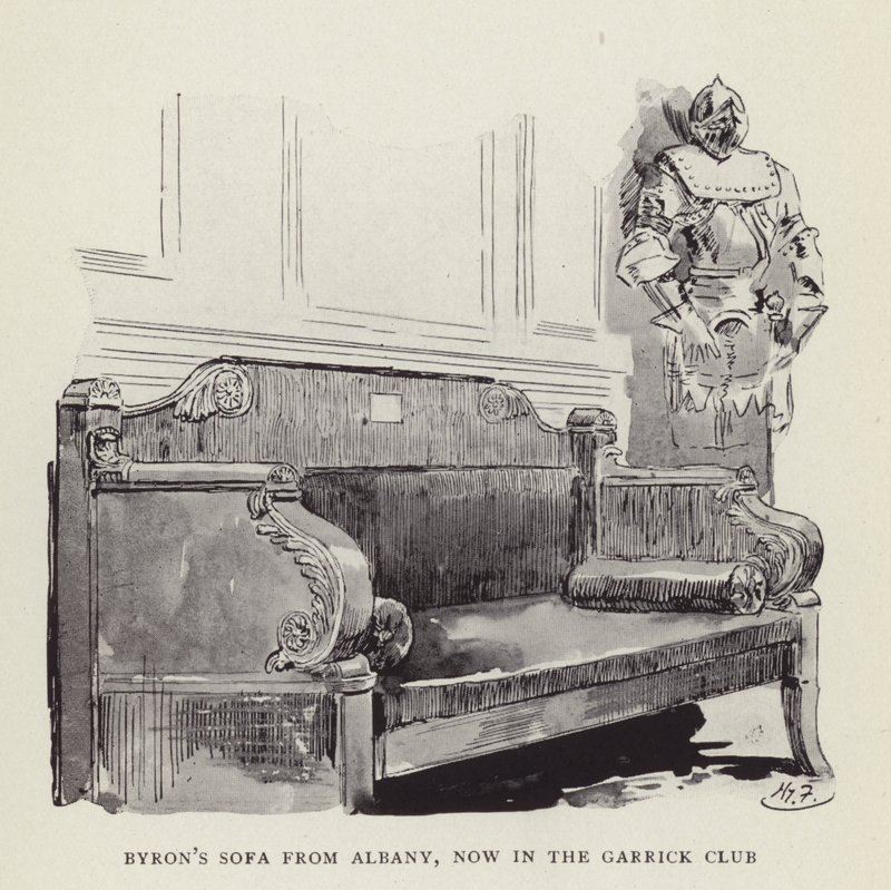 Le canapé de Byron d