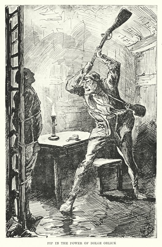 Illustration pour Les Grandes Espérances par Charles Dickens - Harry Furniss
